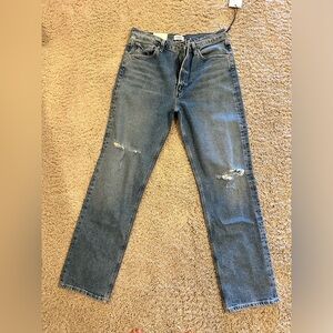 Citizens lightly ripped dark acid wash jeans size 30